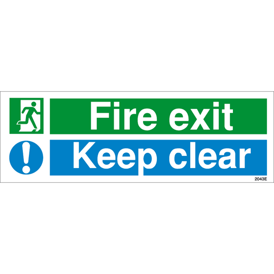 Fire Exit Sign