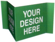 Projecting 'Your Design' Safety Sign