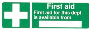 First Aid Sign