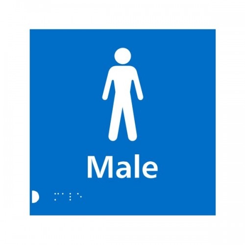 Male Braille Sign