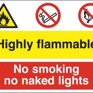 Highly Flammable Sign